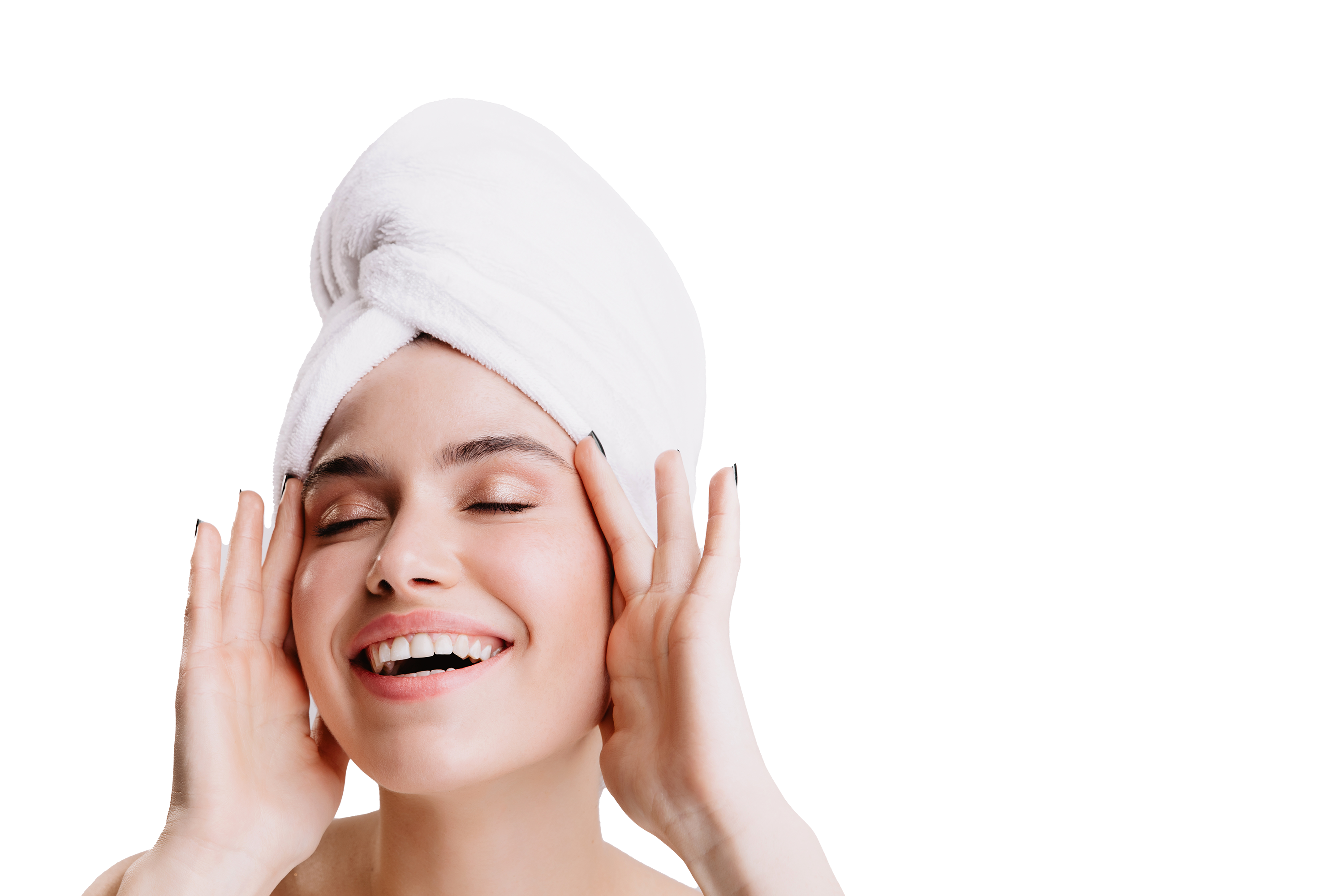 positive-lady-enjoys-morning-spa-treatment-girl-after-shower-posing-isolated-wall